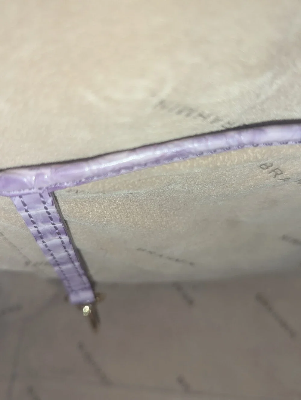 BRAHMIN DUXBURY SATCHEL LAVENDER
